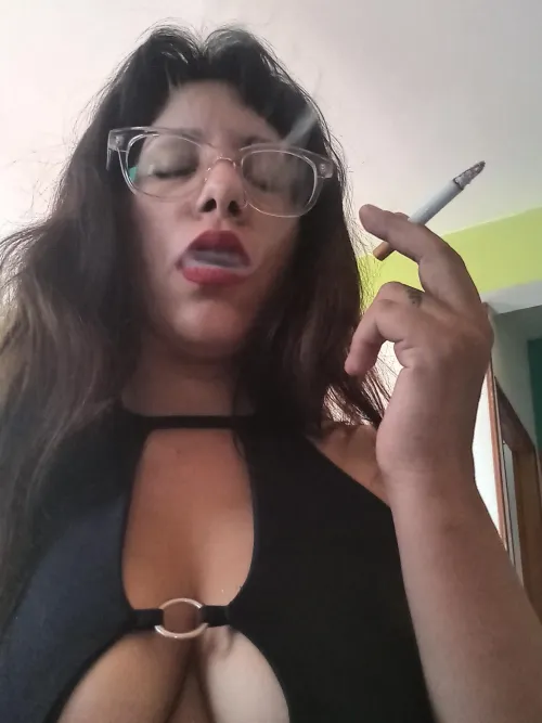 Imagine my breath filled with that delicious smoke