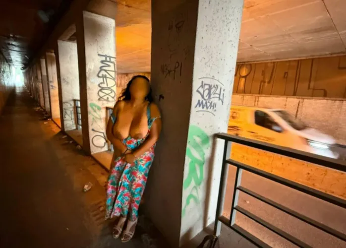 In a dingy alley hope nobody saw