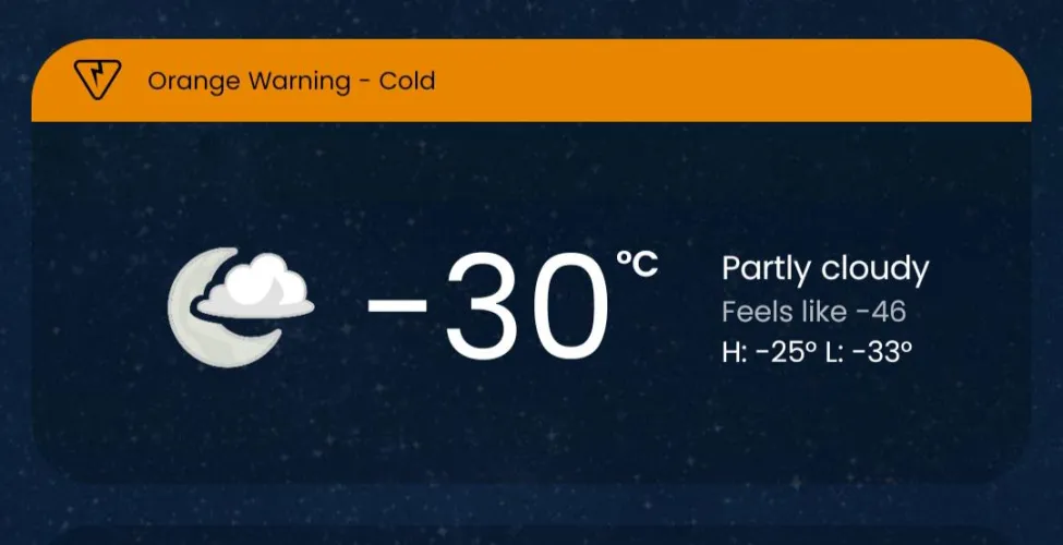 In response to the -19 the other day.