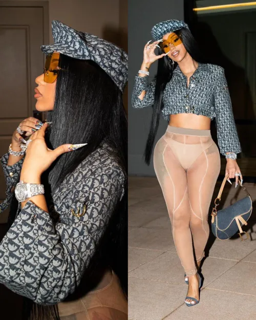 In see thru leggings