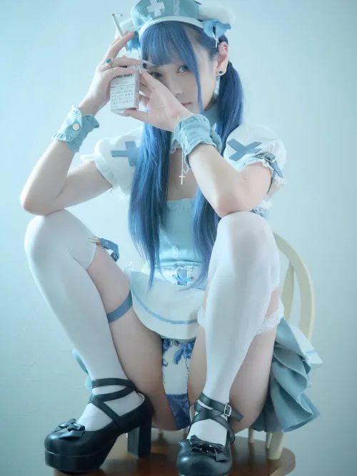 @inkya_blue__ Icy Nurse Cosplay