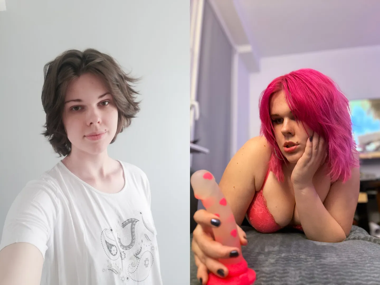 Innocent to cockhungry whore <3