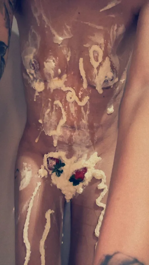 Irresistible strawberry and cream