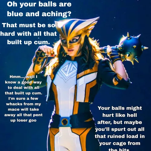 Isabella Merced knows how to deal with your aching balls