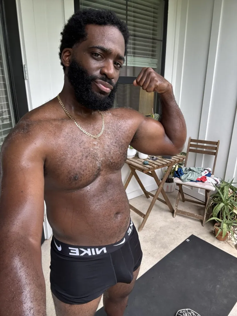 it was a sweaty workout