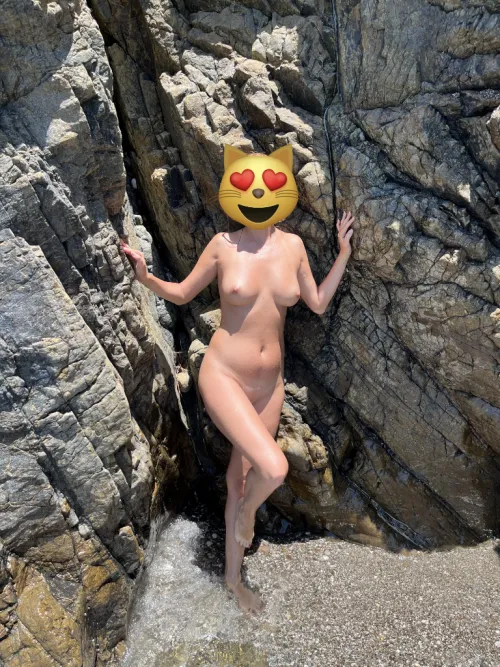 It was an unofficial nude beach [OC]