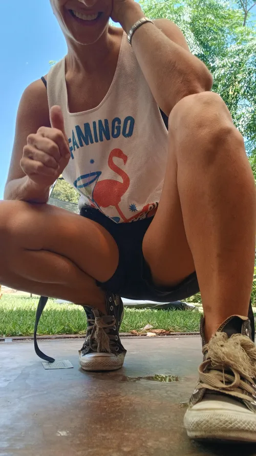 It's 40 degrees and I don't want to take my shoes off anymore.