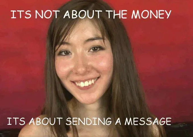 It's about the message