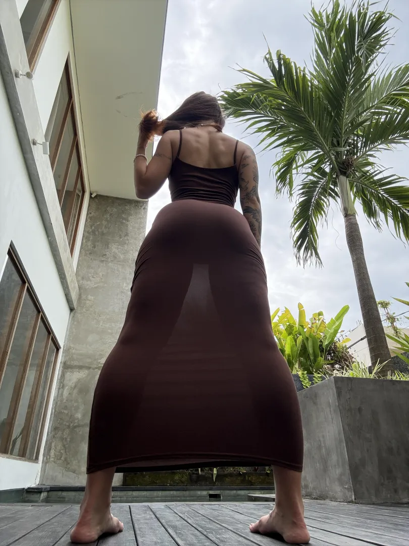 It's cloudy outside, but my dress always finds that ray of sunshine