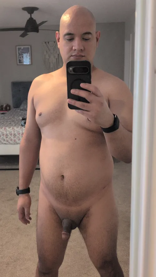 It's cold but you can always start the day naked