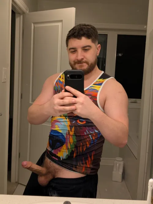 Its never too cold for tank tops and boners