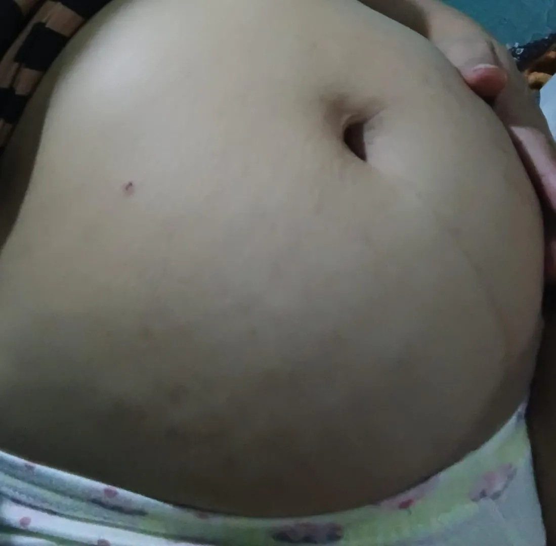 It's the right time to rub my belly with oil