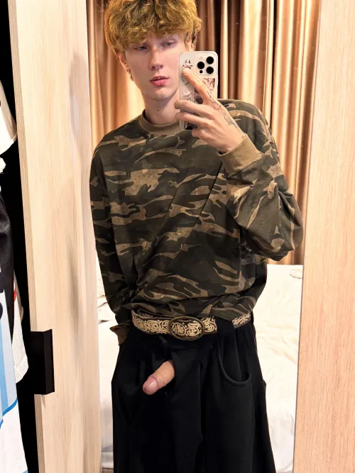 It's time to take off the rest of your clothes and enjoy dessert