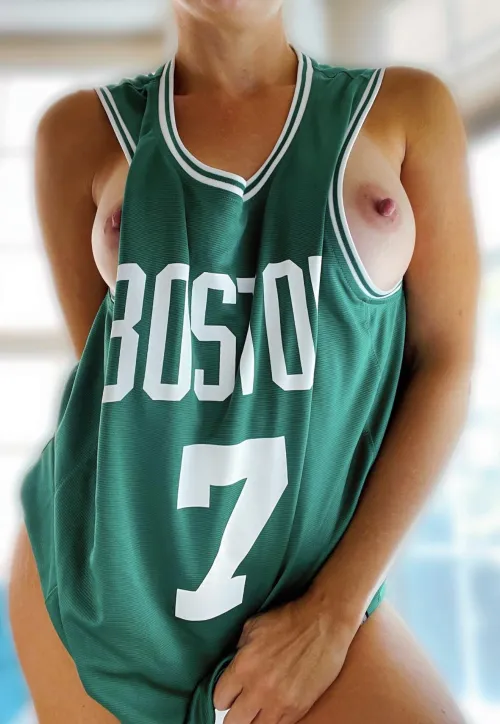 I’ve heard that my titties in this JB jersey are good luck