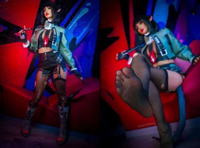 Jane Doe from Zenless Zone Zero by Aery Tiefling [OC]