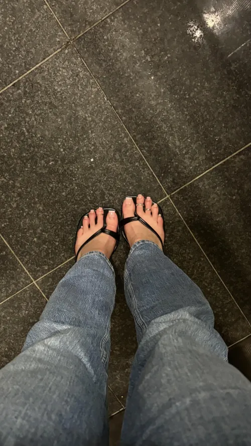 Jeans heels combo