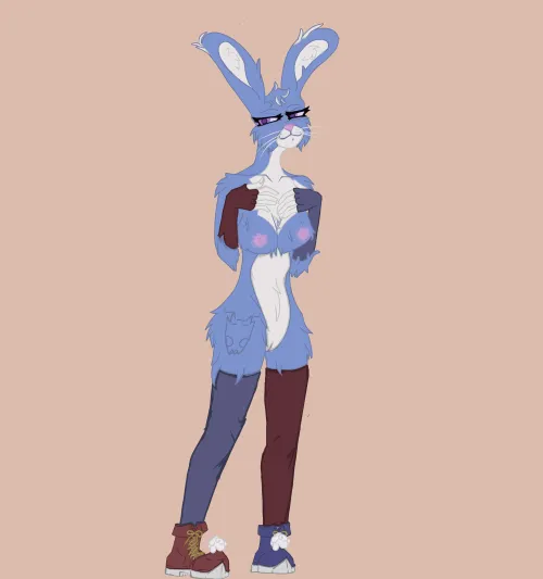 Jester Bunny WIP. (Mazmo16)