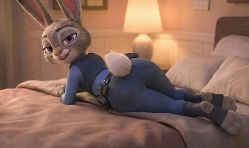 Judy After a hard day's work (AI)