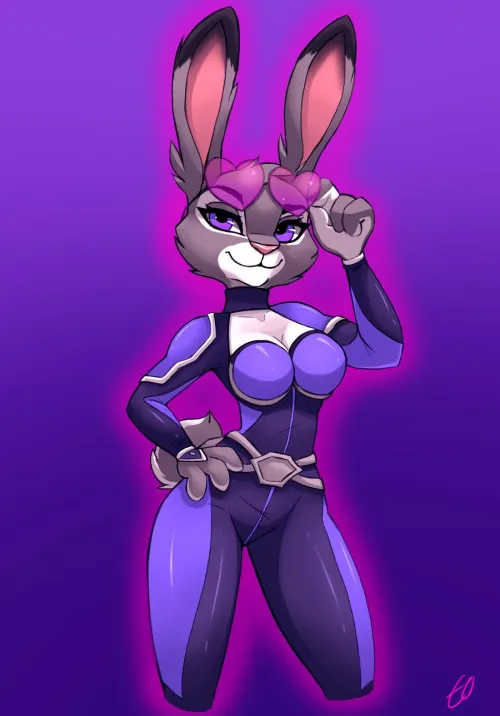 Judy cosplaying Krystal´s assault uniform. (Credit: Sokerikaneli)
