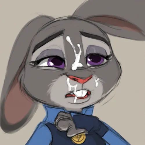 Judy Hopps not enjoying the attention she got (AI)