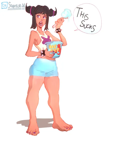 Juri eating ice cream :)