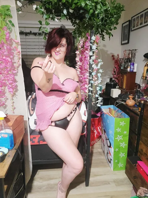 Just a little bit of pink