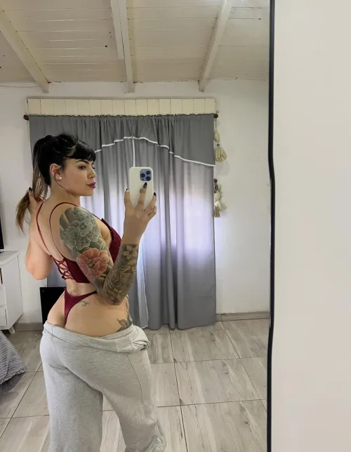 Just a little, I'll leave the rest in your imagination