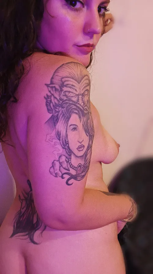 Just a tattoed slut