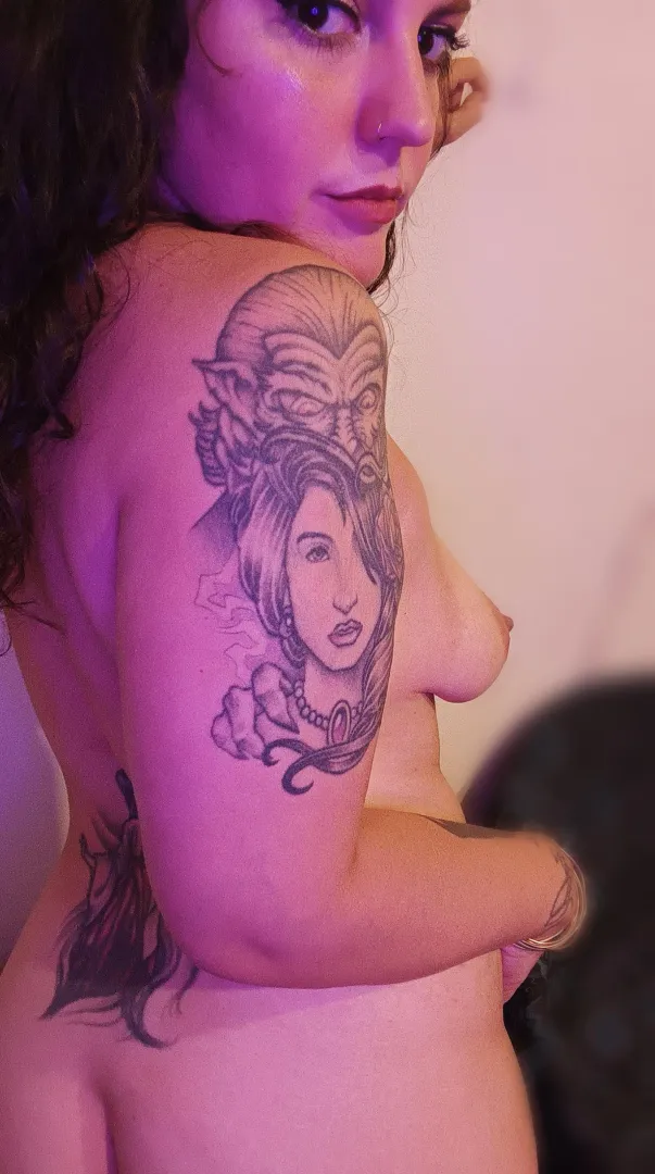 Just a tattoed slut