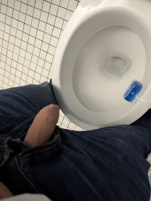 Just before my morning pee