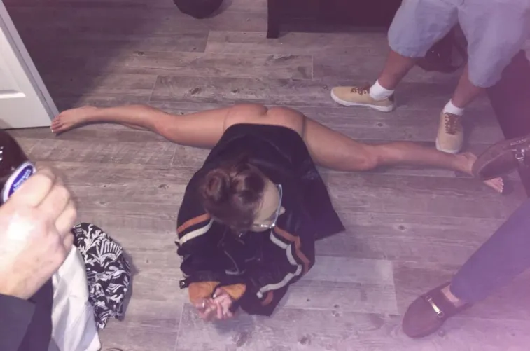 Just can't take her anywhere