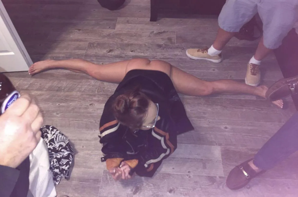 Just can't take her anywhere