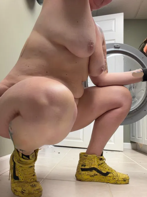 Just doing a bit of laundry 