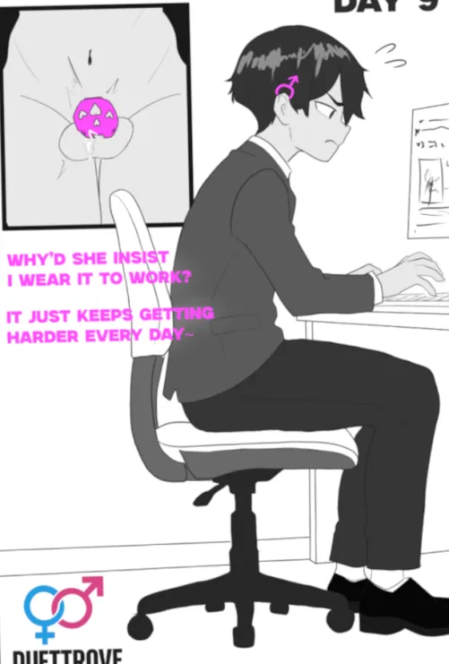 Just don't get hard at work (Duettrove)