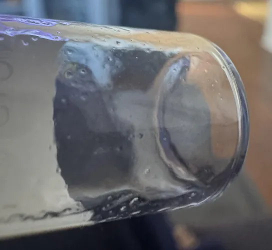 Just drained my MOTS-c and it has particles on the sides of the vial - concern or not?