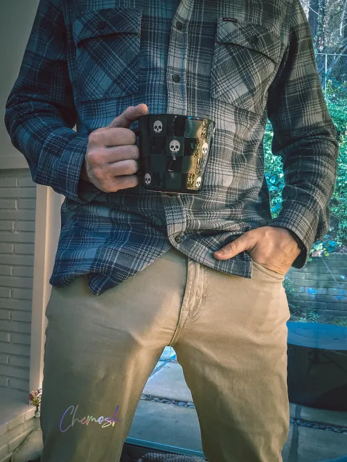 Just enjoying my morning coffee