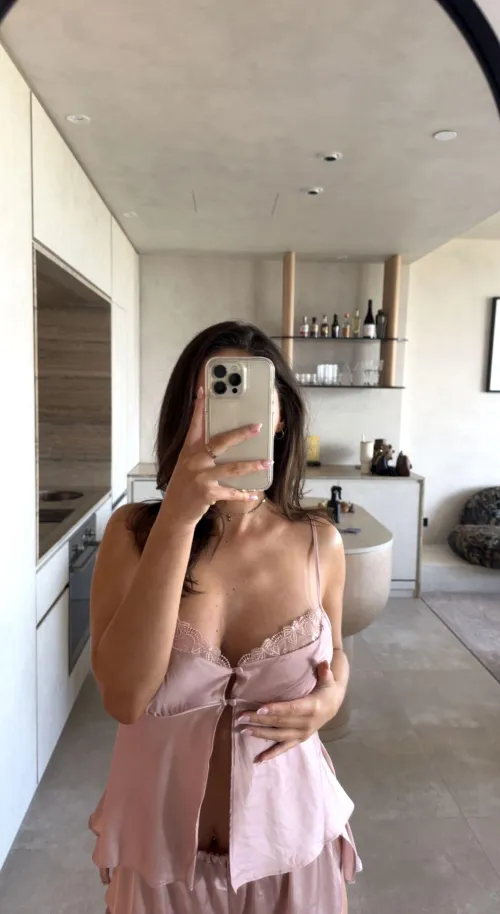 just enough to notice