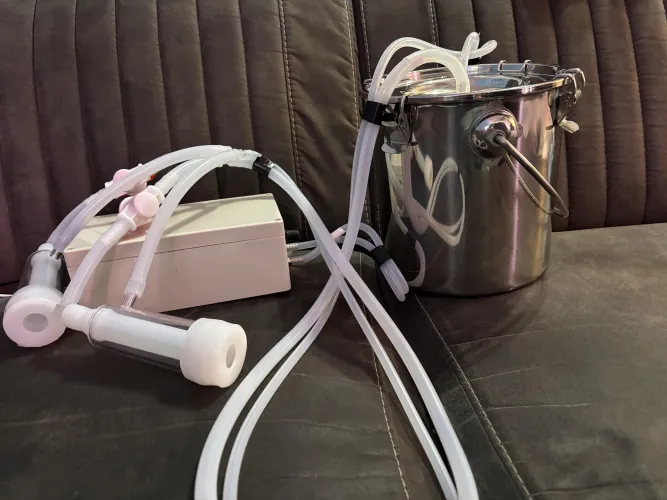 Just got milkmachine in. Ready to start 