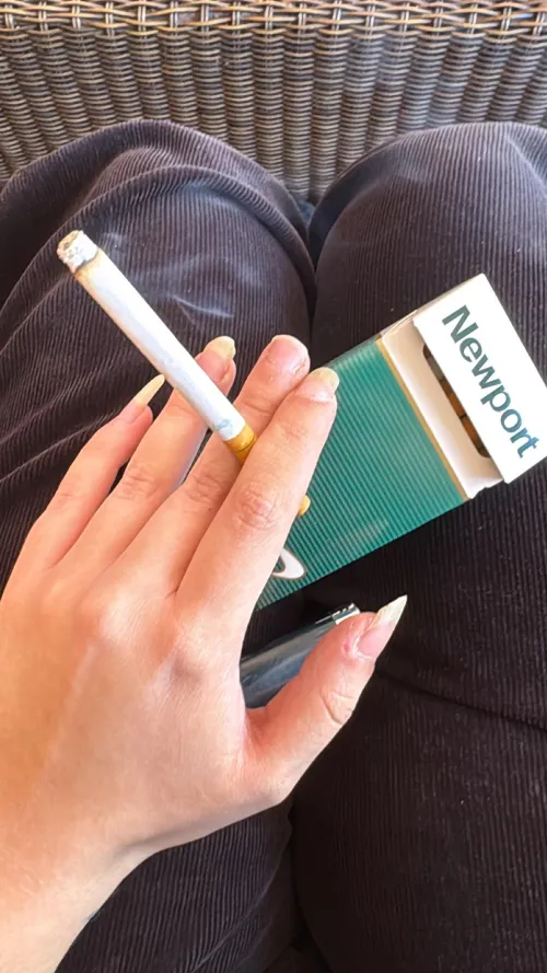 just got off work at the latte factory, time to chainsmoke until my chest hurts