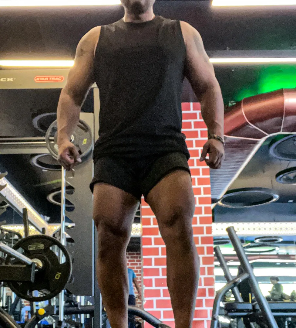 Just legs, my fav day of the week when I literally crawl out of the gym.