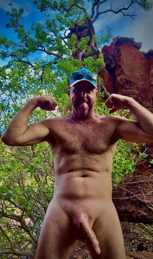 Just letting it all hang out 