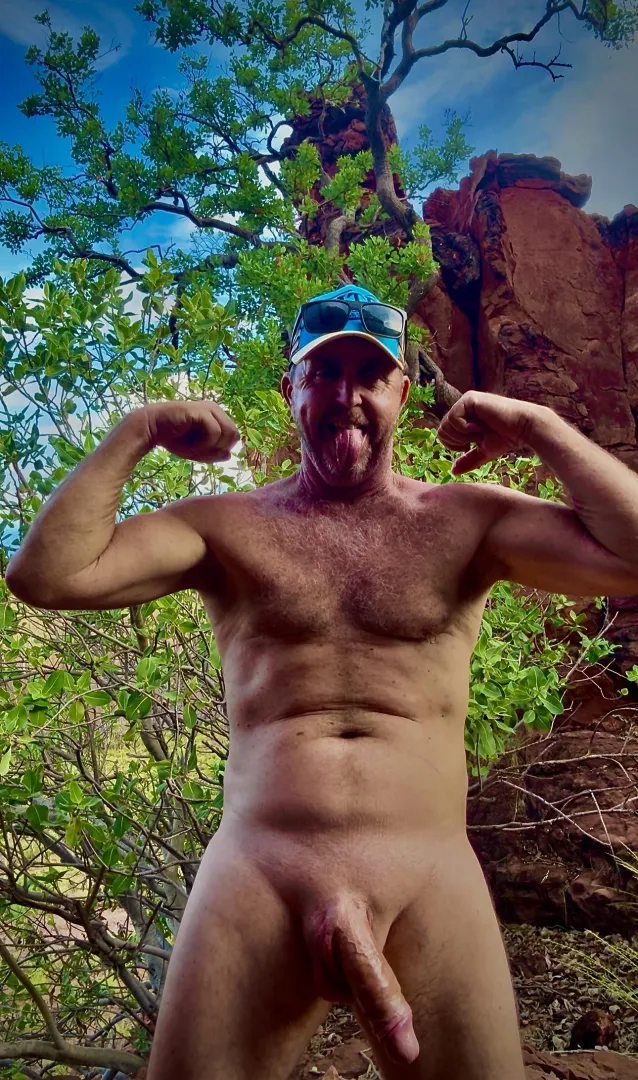 Just letting it all hang out 