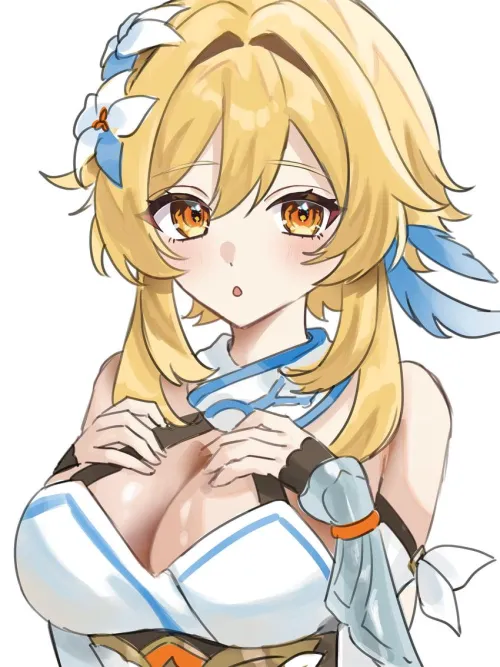 just lumine and her boobies