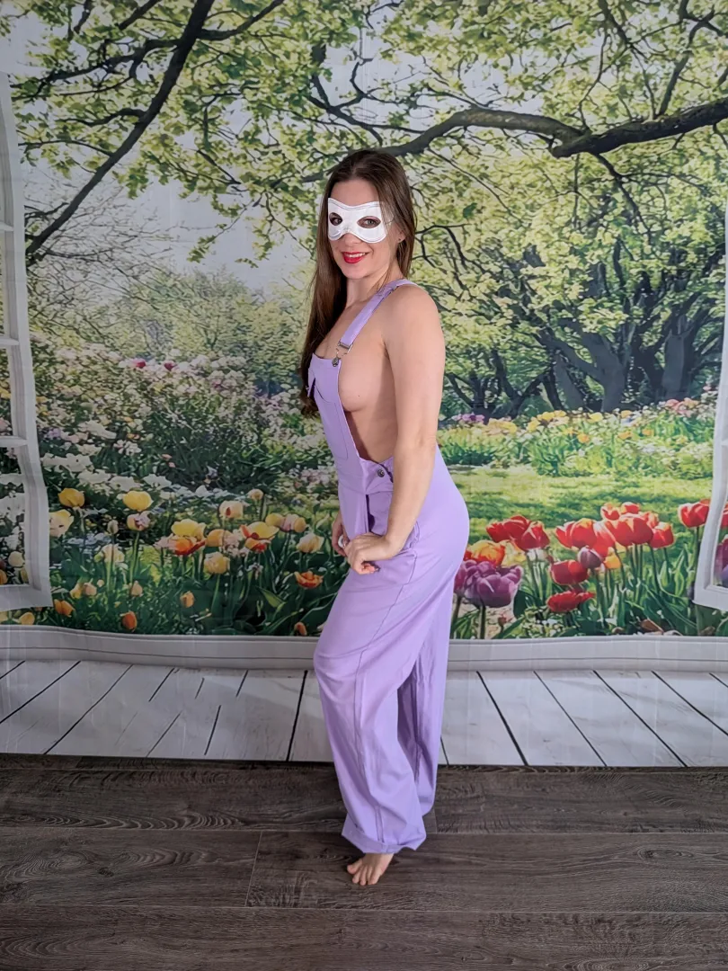 Just relaxing in my overalls