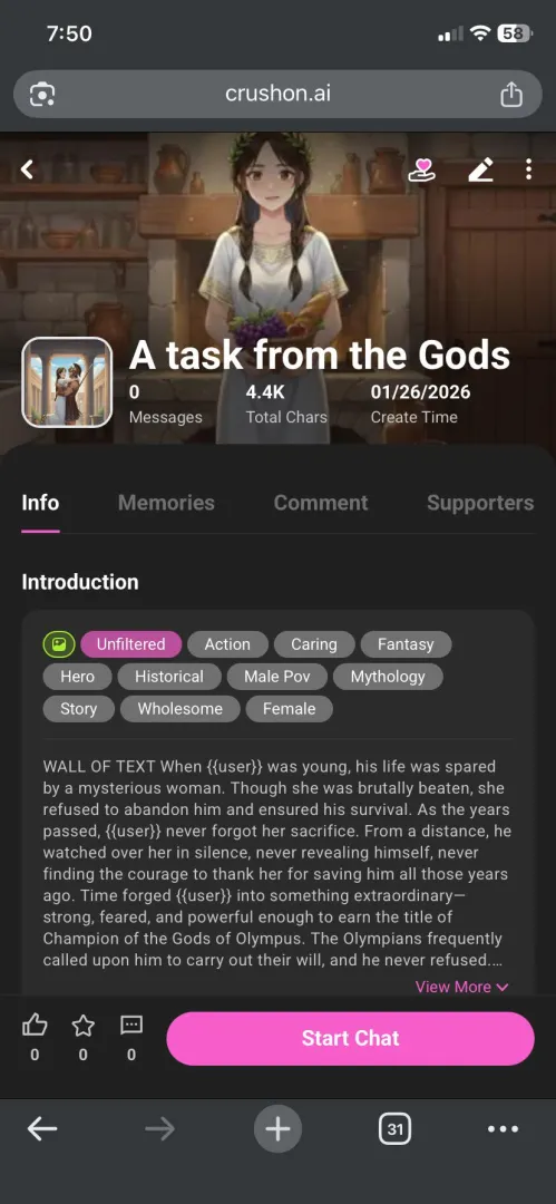 Just released my newest Char