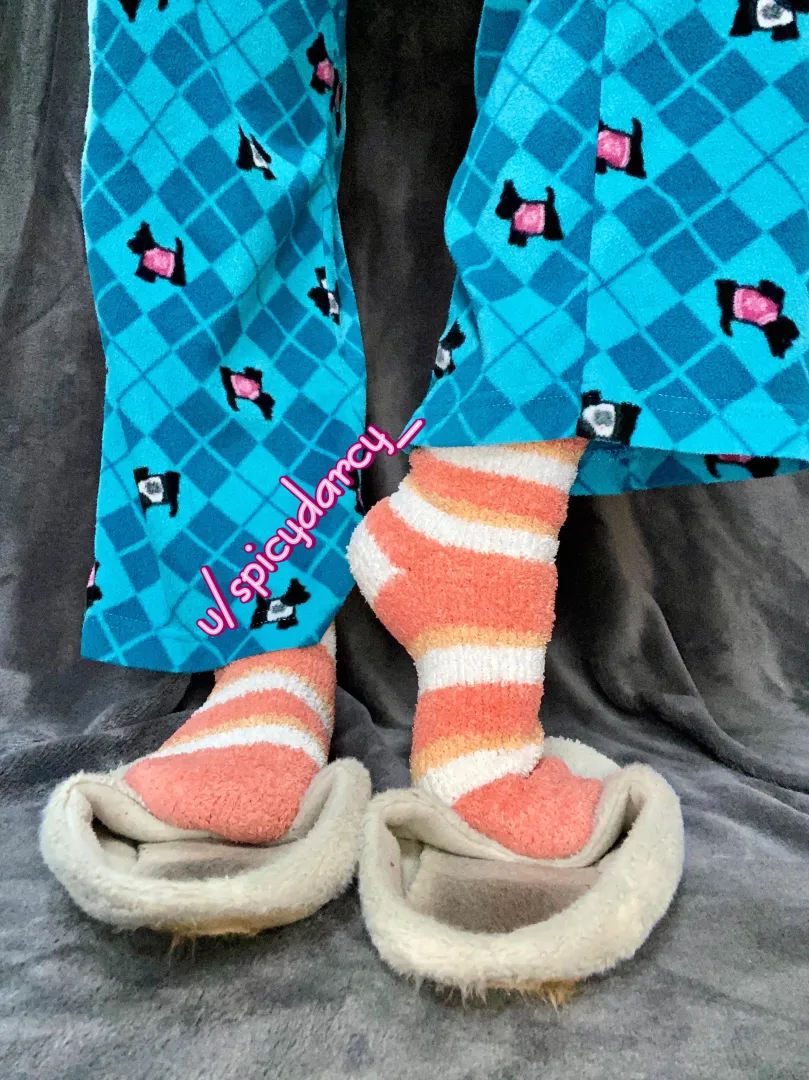 Just wanna show you my cute fuzzy socks