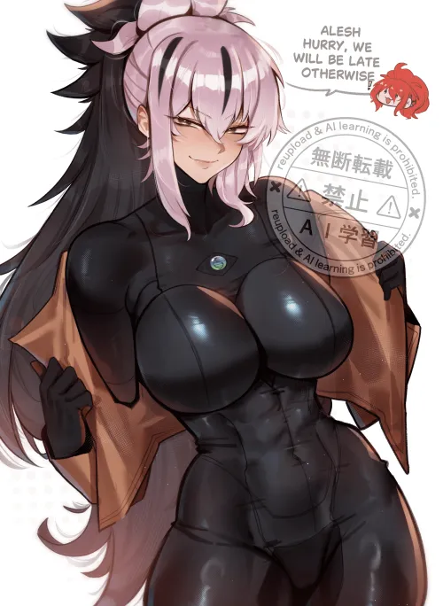 Kagetora in Emma's outfit (Deccatezu) [Fate/Grand Order + Pokémon]