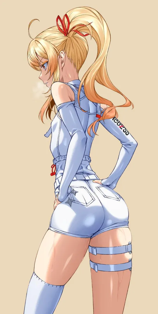 Kanade from Behind with Hands on Hip [Hololive]