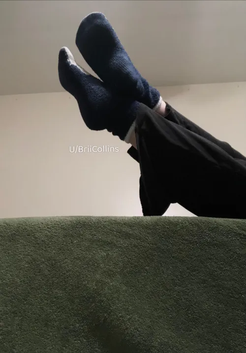 Keeping my feet warm 