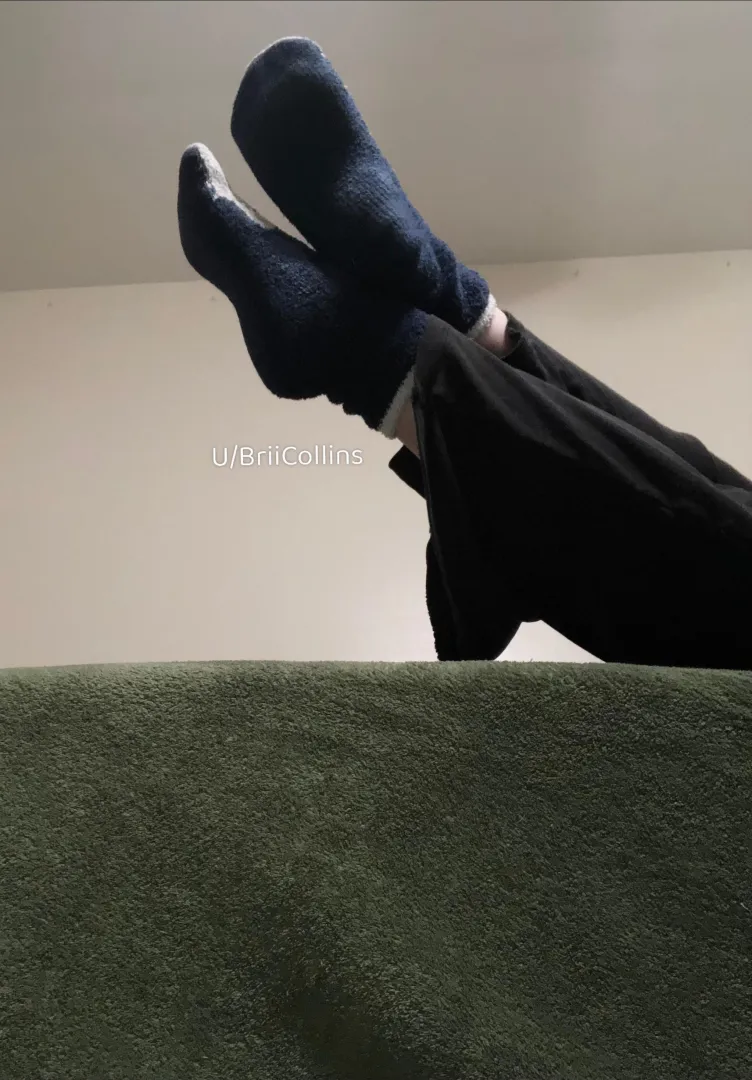 Keeping my feet warm 